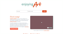 Desktop Screenshot of enjoyingart.com